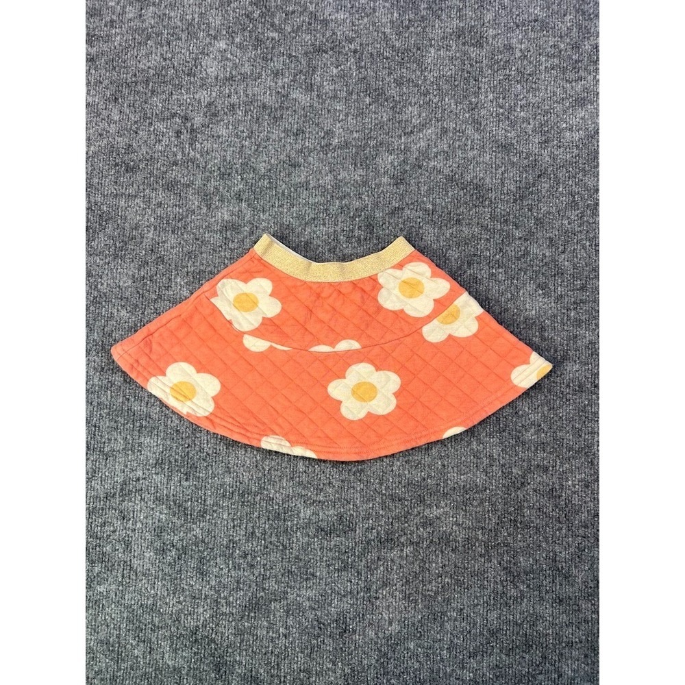 Disney Junior Girls 2T Minnie Mouse Quilted Daisy Floral Skater Skirt Disneycore
